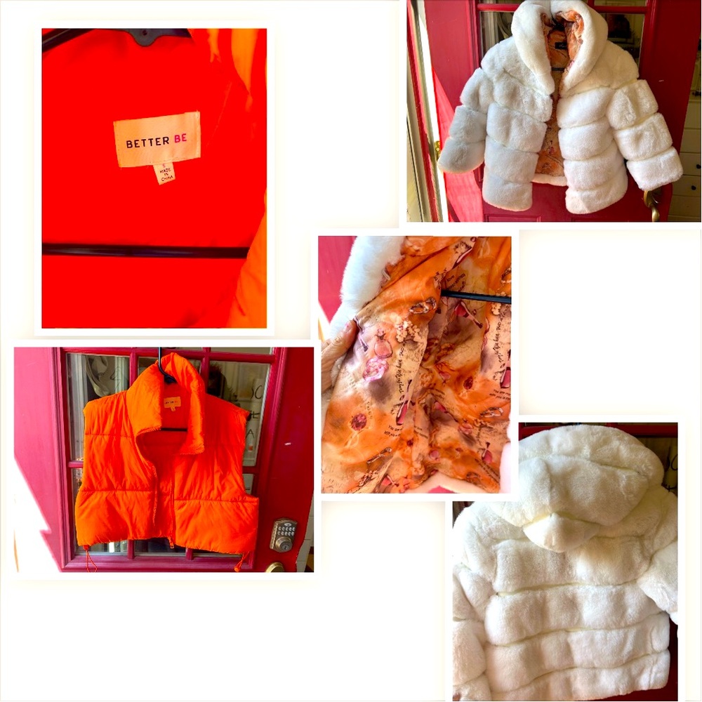 Assorted jackets and coats size 10-12-14 girls.